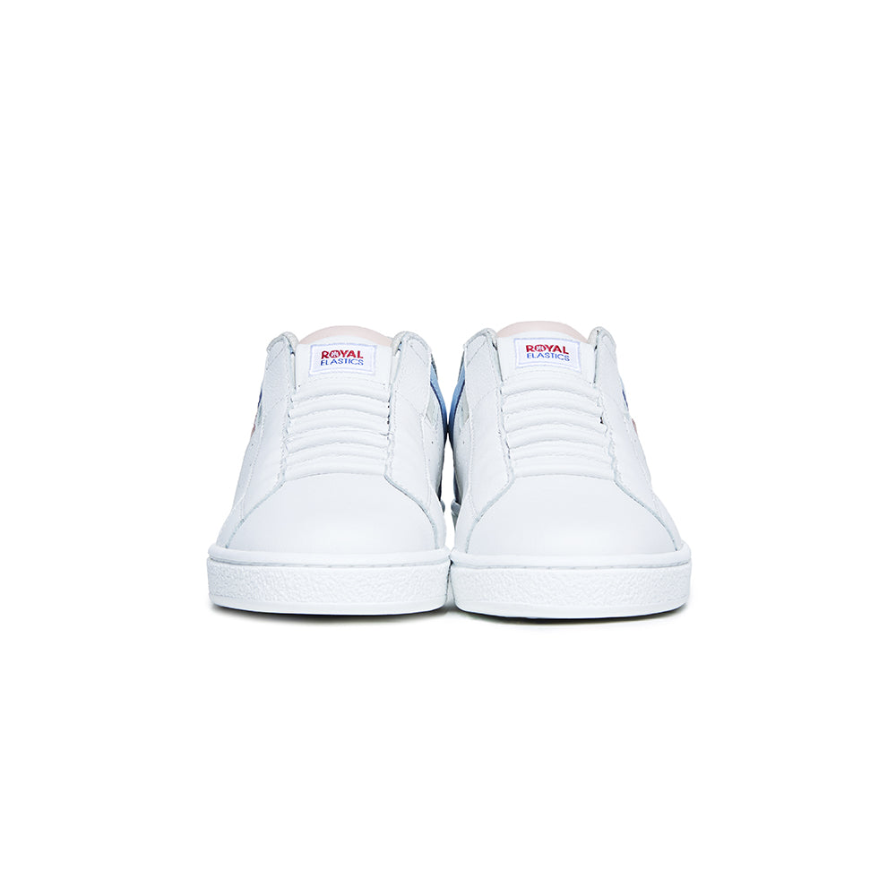Women's Icon Genesis White Blue Leather Sneakers 91902-551