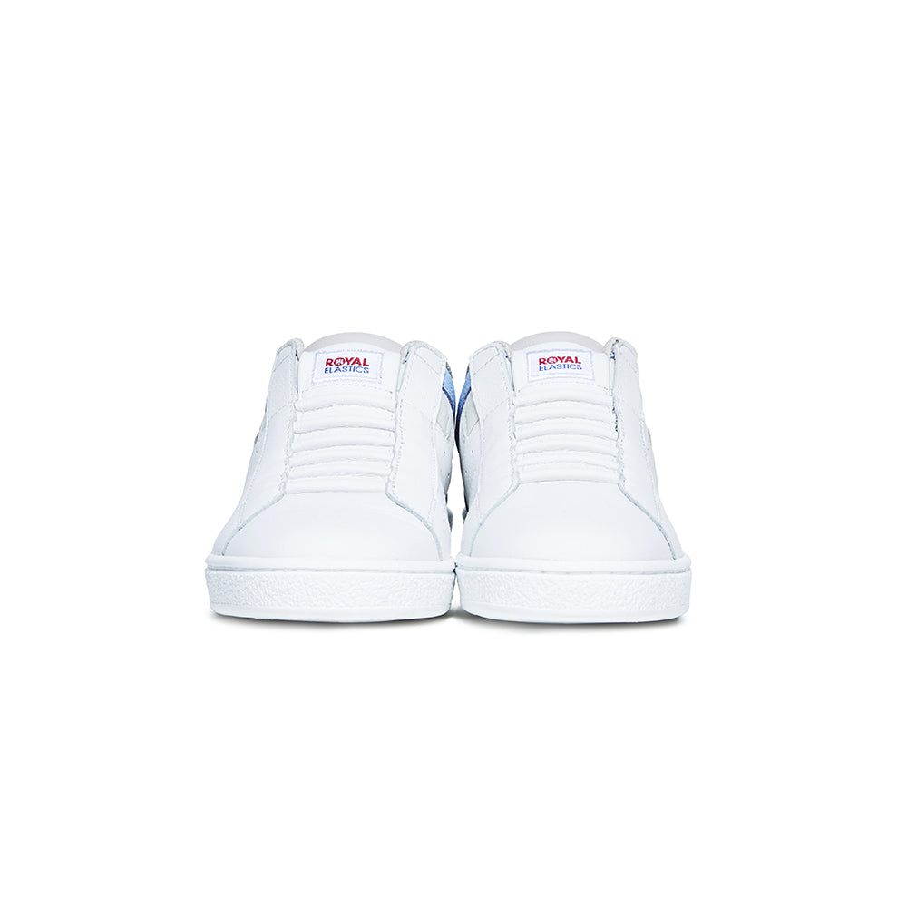 Women's Icon Genesis White Gray Leather Sneakers 91902-658