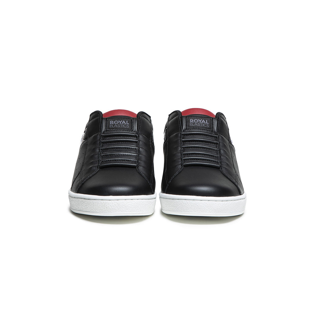 Women's Icon Black Red Leather Sneakers 91903-991