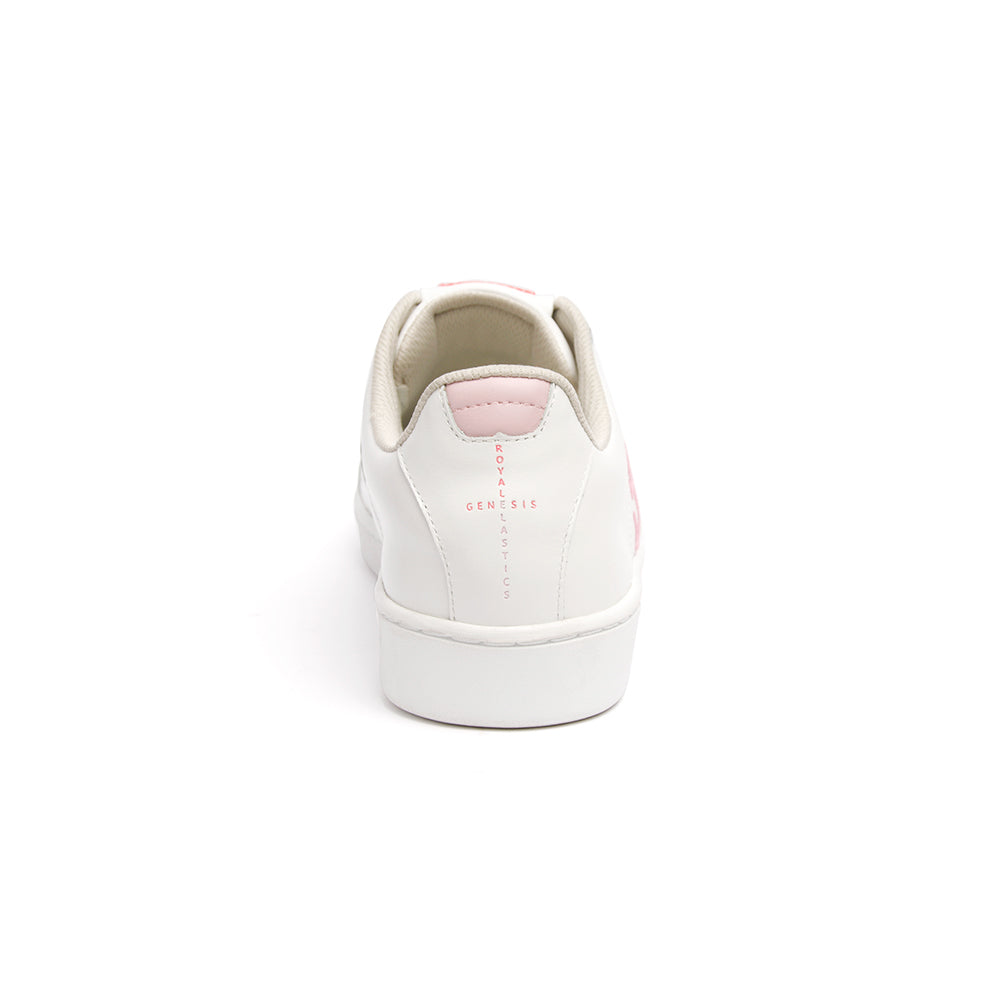 Women's Icon Genesis Bubblegum White Pink Leather Sneakers 91992-100 - ROYAL ELASTICS