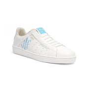 Women's Icon Genesis Bubblegum White Blue Leather Sneakers 91992-500 - ROYAL ELASTICS