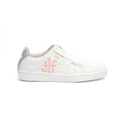 Women's Icon Genesis Crown White Pink Blue Leather Sneakers 91992-501 - ROYAL ELASTICS
