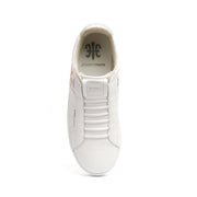 Women's Icon Genesis Crown White Pink Blue Leather Sneakers 91992-501 - ROYAL ELASTICS