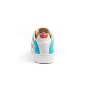 Women's Icon Genesis Spotlight White Pink Blue Leather Sneakers 91993-015 - ROYAL ELASTICS