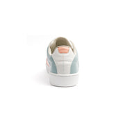 Women's Icon Genesis Spotlight White Peach Blue Leather Sneakers 91993-051 - ROYAL ELASTICS
