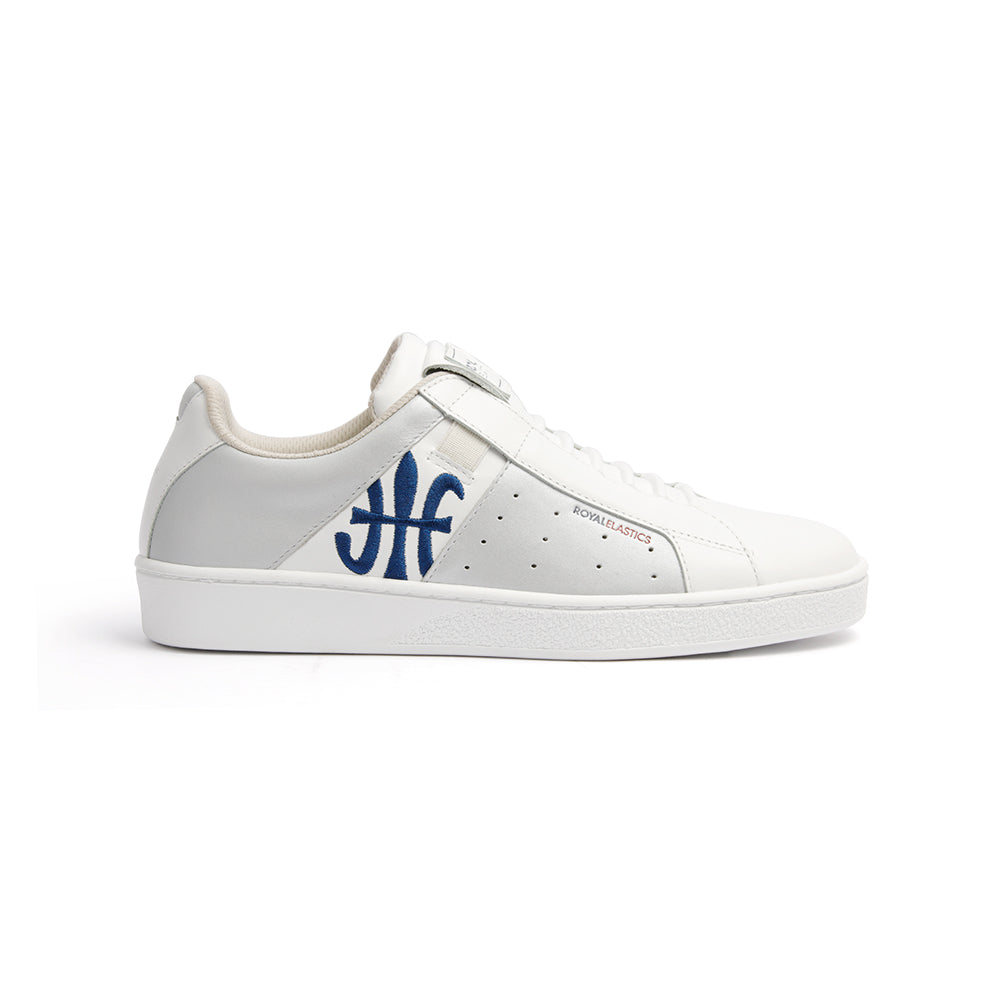 Women's Icon Genesis Spotlight White Gray Leather Sneakers 91993-085 - ROYAL ELASTICS