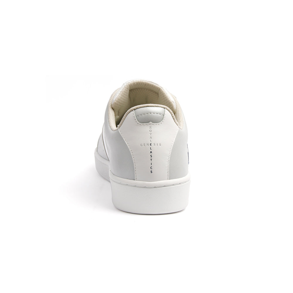 Women's Icon Genesis Spotlight White Gray Leather Sneakers 91993-085 - ROYAL ELASTICS