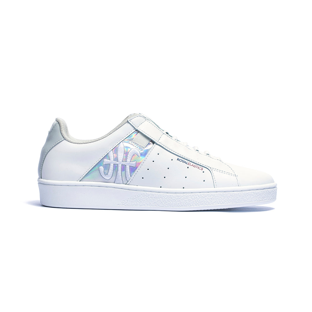 Women's Icon Genesis  White Leather Sneakers 91994-008 - ROYAL ELASTICS