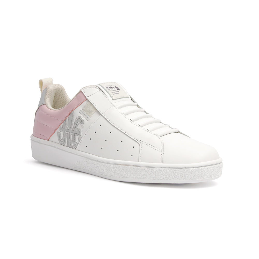 Women's Icon Manhood White Pink Gray Leather Sneakers 92093-066 - ROYAL ELASTICS