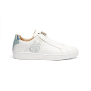 Women's Icon SBI White Blue Leather Sneakers 92592-050 - ROYAL ELASTICS