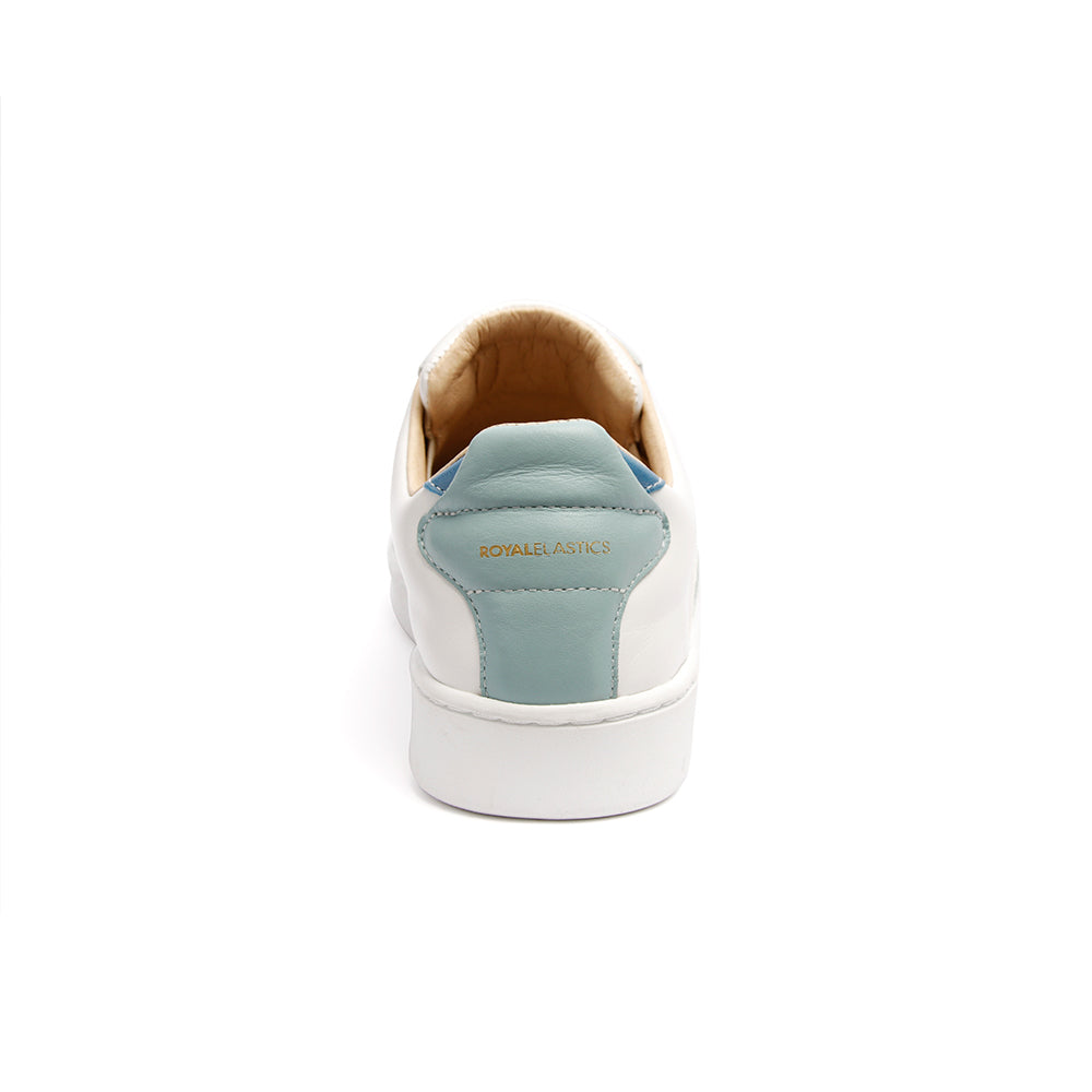 Women's Icon SBI White Blue Leather Sneakers 92592-050 - ROYAL ELASTICS