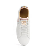 Women's Icon SBI White Blue Pink Leather Sneakers 92593-065 - ROYAL ELASTICS