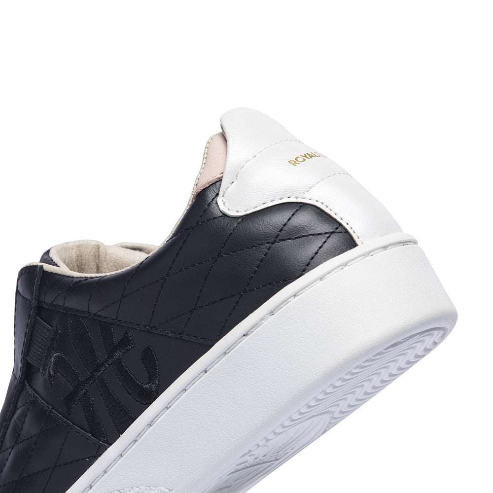 Women's Icon SBI Black Pink Leather Sneakers 92594-901 - ROYAL ELASTICS