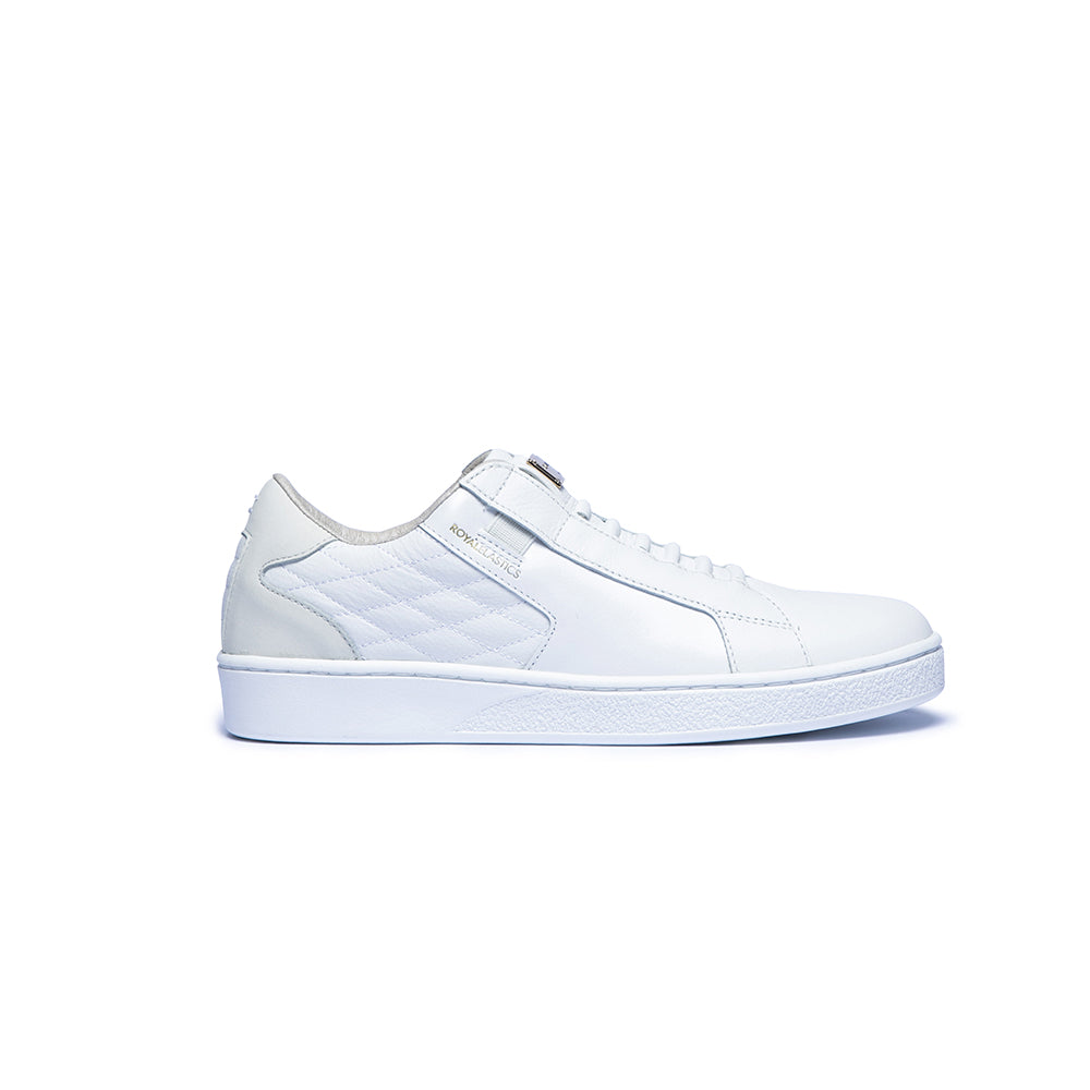 Women's Adelaide White Cream Leather Sneakers 92602-000