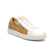 Women's Adelaide White Gold Leather Sneakers 92683-220 - ROYAL ELASTICS