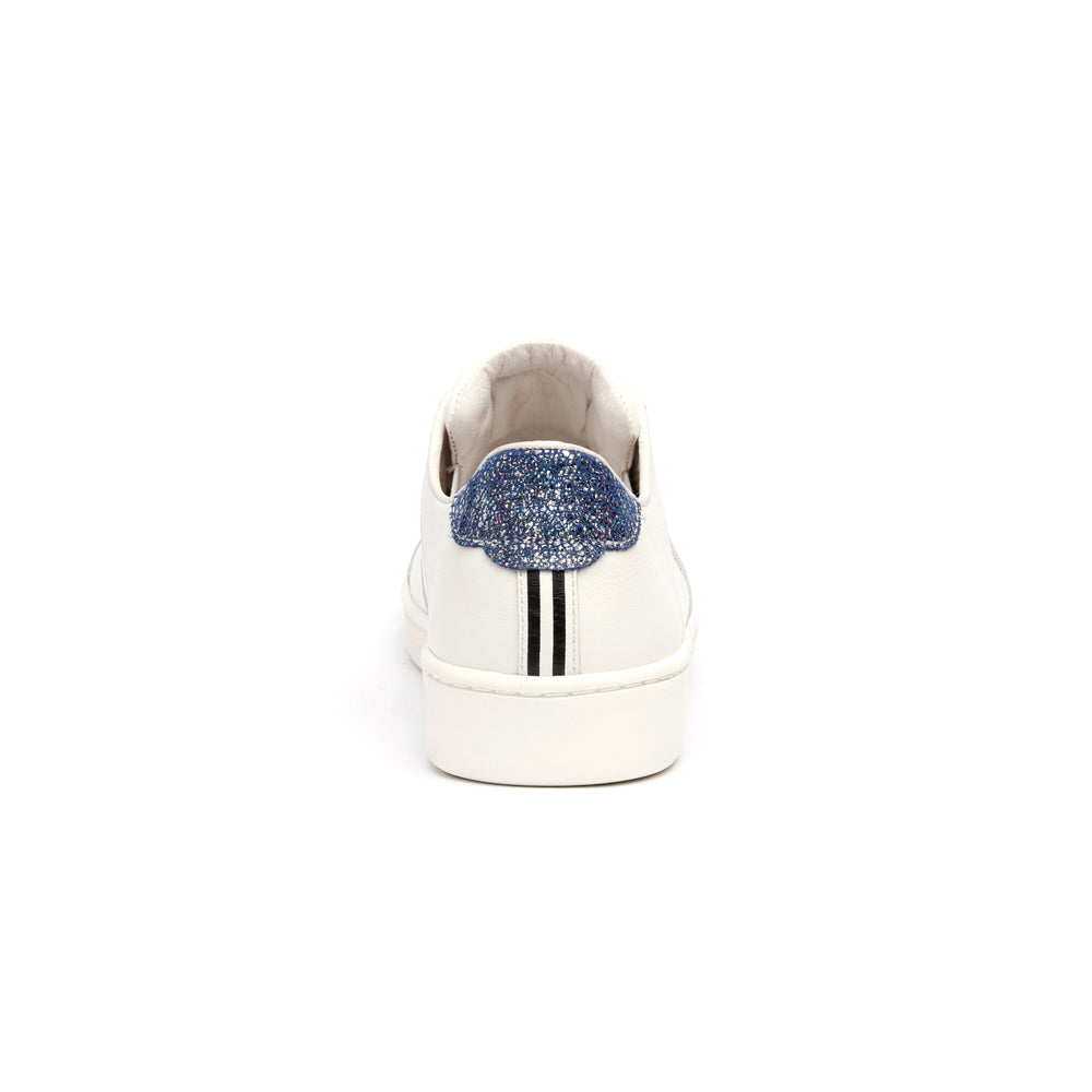 Women's Icon Urbanite White Blue Leather Sneakers 92982-005 - ROYAL ELASTICS