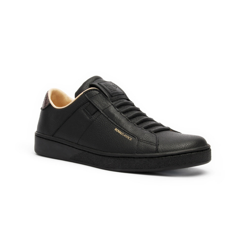 Women's Icon Urbanite Black Leather Sneakers 92982-099 - ROYAL ELASTICS