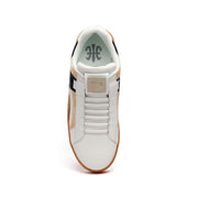 Women's Icon Cross Brown Red Black Leather Sneakers 92983-071 - ROYAL ELASTICS