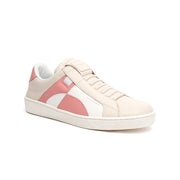 Women's Icon Dots White Pink Leather Sneakers 92984-101 - ROYAL ELASTICS