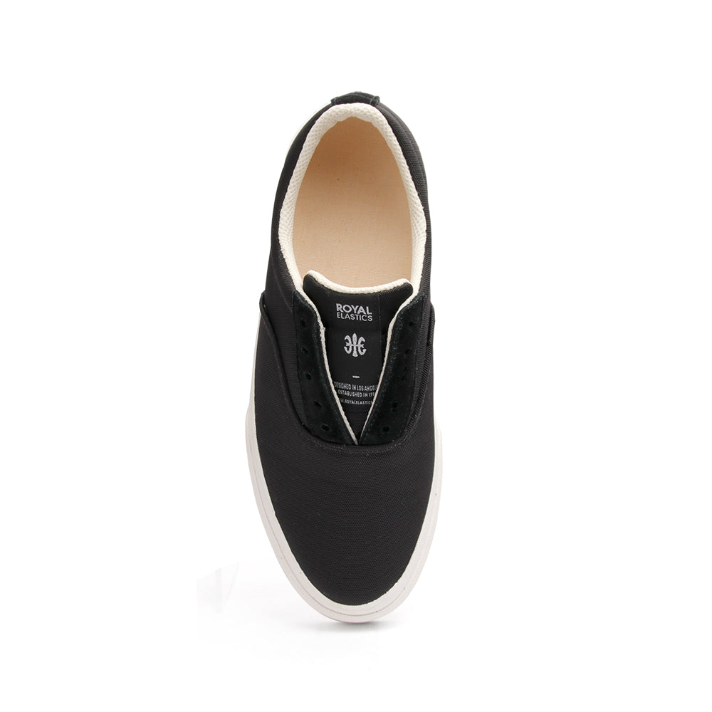Men's Tela Black White Sneakers 03092-989 - ROYAL ELASTICS
