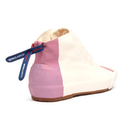 Women's London Hi Beige Pink Canvas High Tops 93482-101 - ROYAL ELASTICS