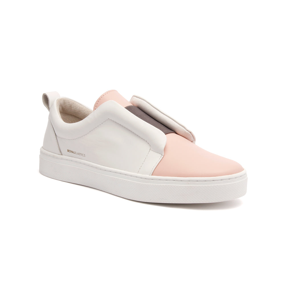 Women's Meister Pink Leather Low Tops 94383-001 - ROYAL ELASTICS