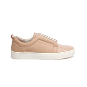 Women's Meister Toasted Almond Pink Leather Low Tops 94384-770 - ROYAL ELASTICS