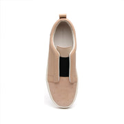 Women's Meister Toasted Almond Pink Leather Low Tops 94384-770 - ROYAL ELASTICS
