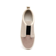 Women's Meister Whitecap Gray Leather Low Tops 94384-880 - ROYAL ELASTICS