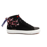 Women's Harajuku Sakura Black Canvas High Tops 94783-991 - ROYAL ELASTICS