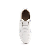 Women's Duke White Blue Leather Sneakers 95291-005 - ROYAL ELASTICS