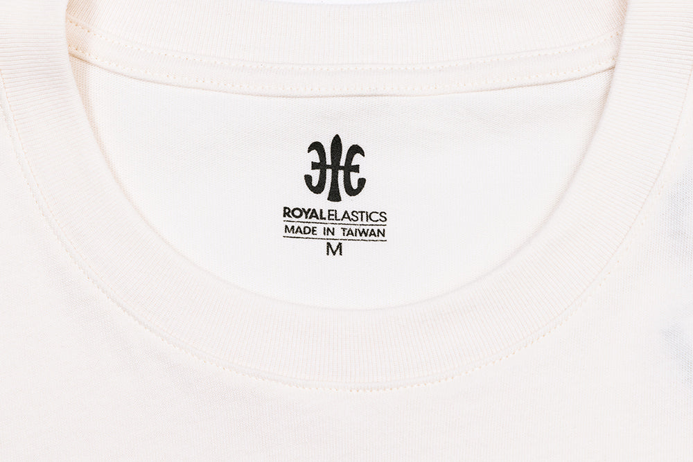 Loose Fit Unisex Logo T-shirt Beige