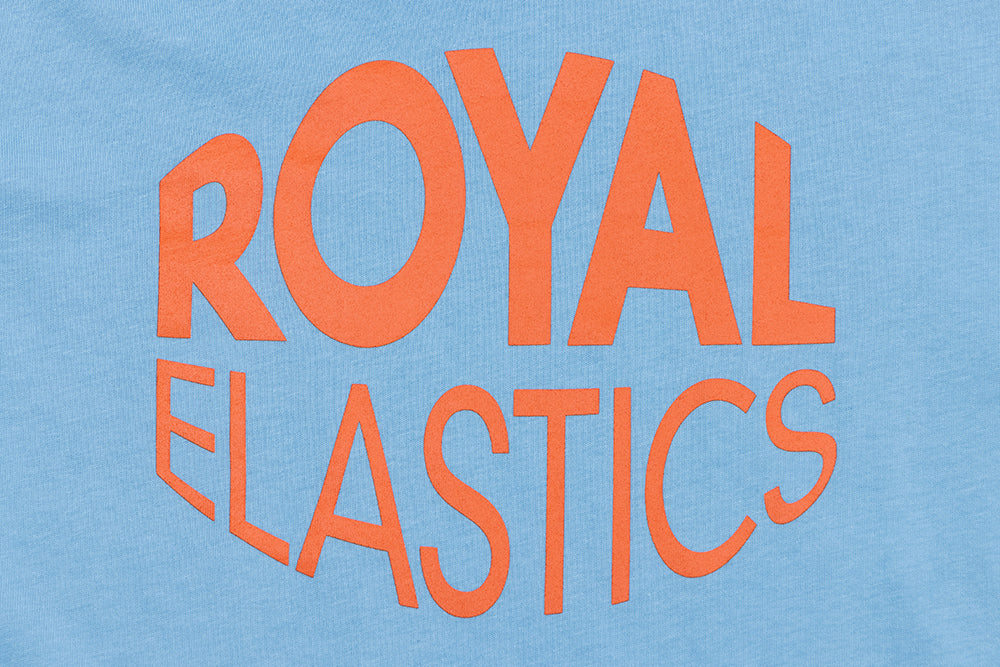 Loose Fit Unisex Logo T-shirt Water Blue