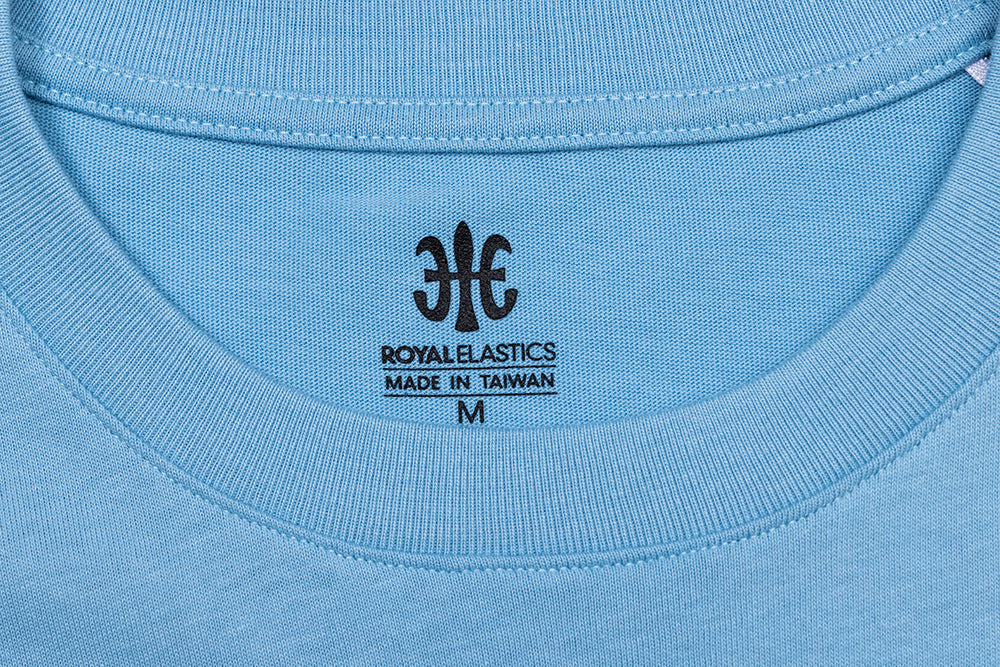 Loose Fit Unisex Logo T-shirt Water Blue