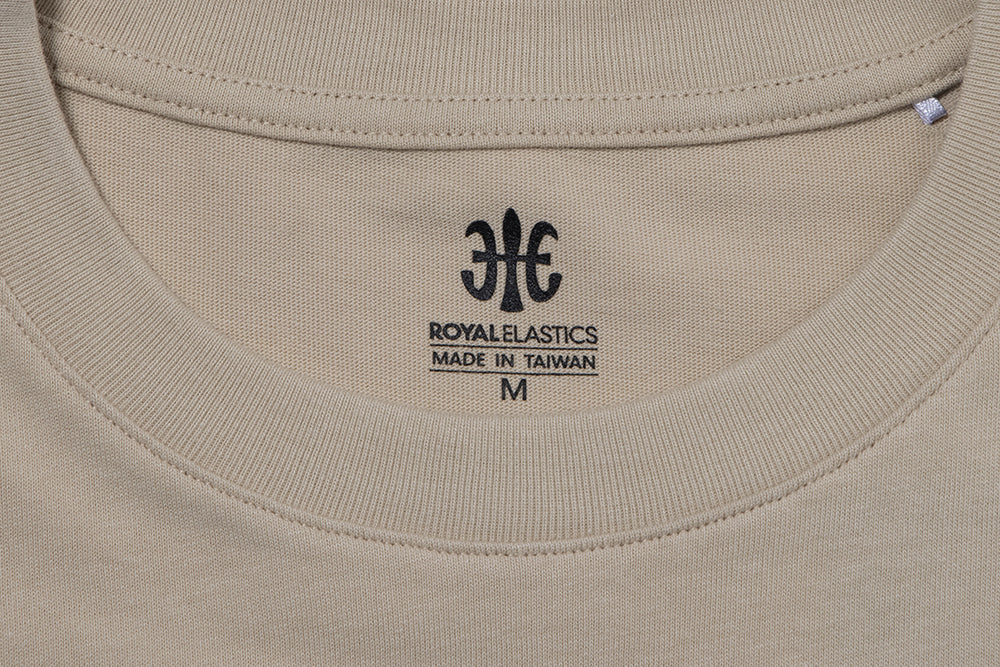 Loose Fit Unisex Logo T-shirt Khaki