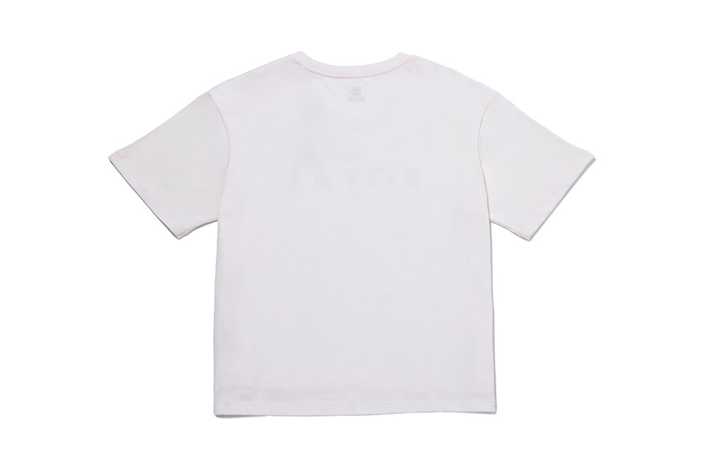 Loose Fit Women Logo T-shirt Beige