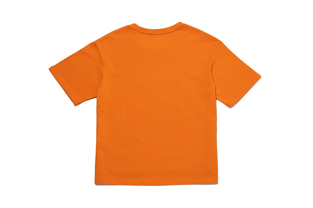 Loose Fit Women Logo T-shirt Orange