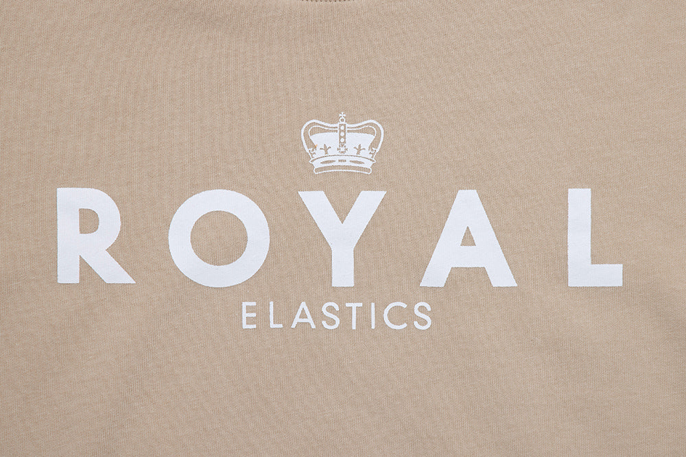 Loose Fit Women Logo T-shirt Khaki