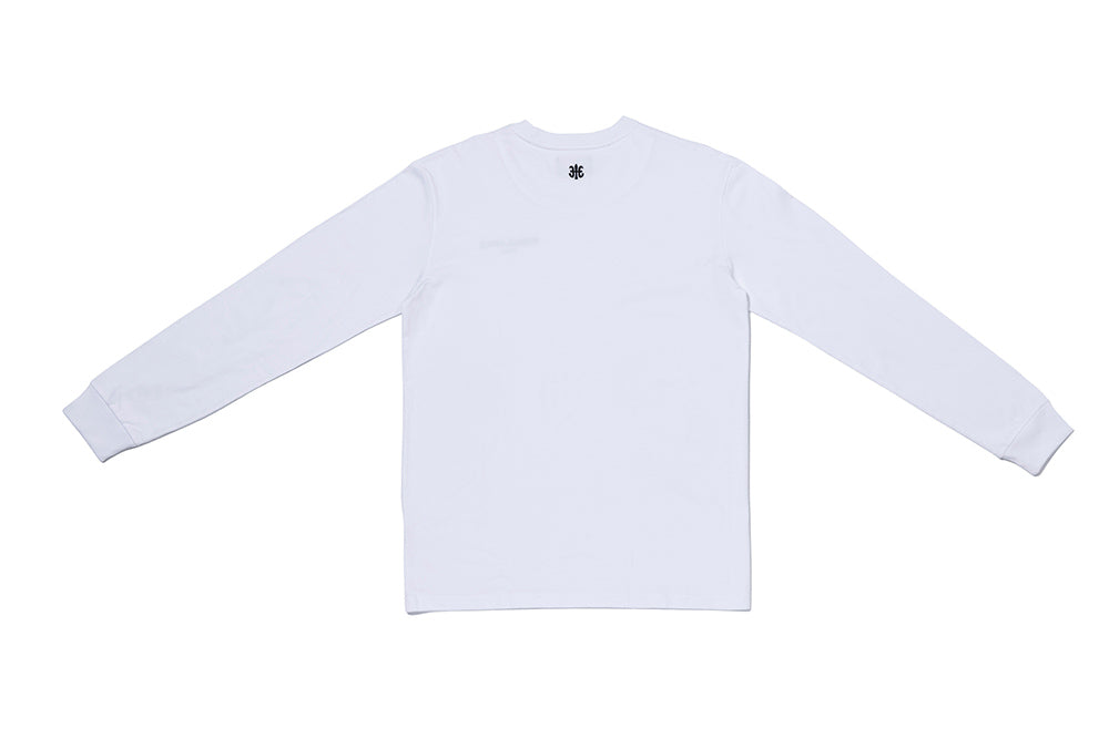 Unisex Logo Long T-shirt White