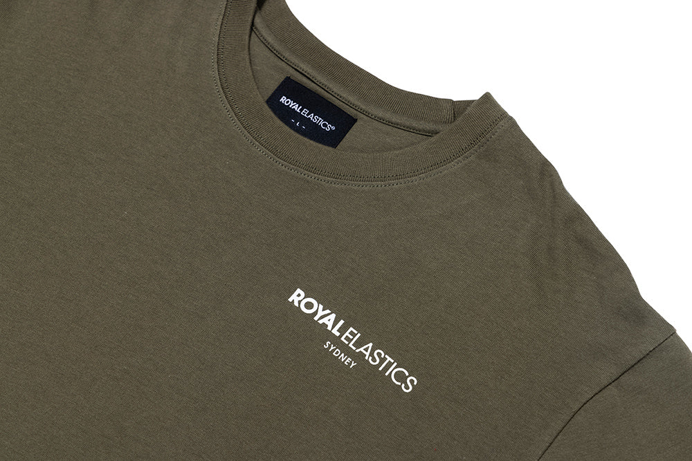 Unisex Logo Long T-shirt Army Green