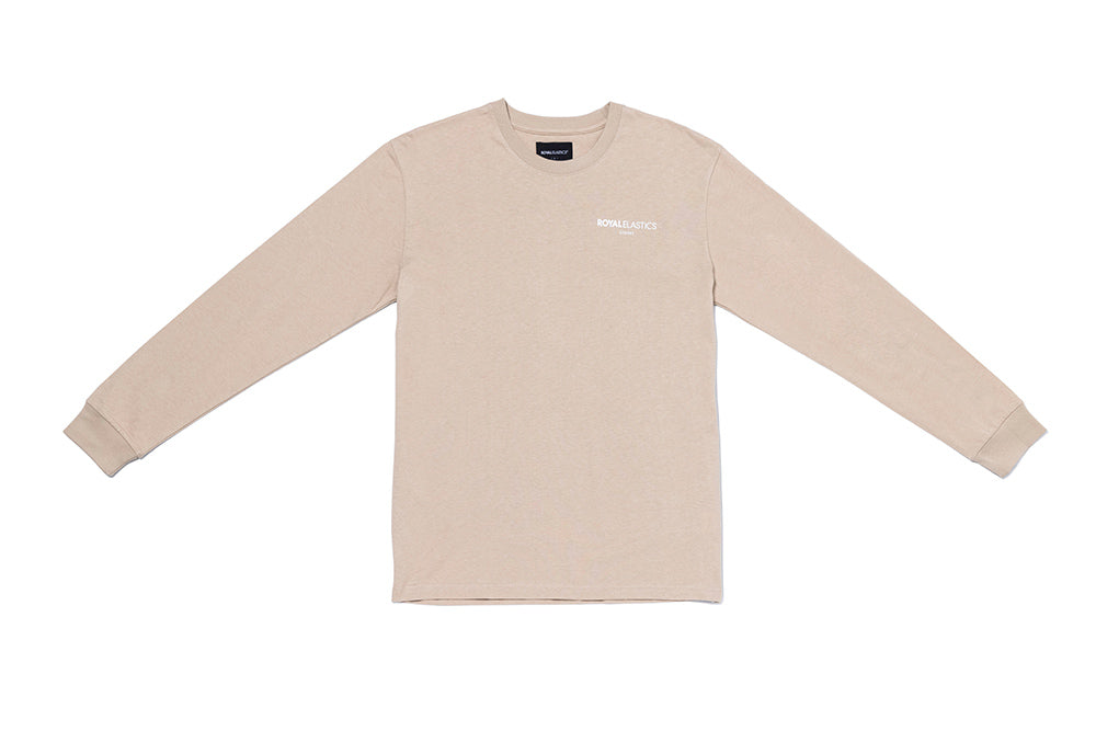 Unisex Logo Long T-shirt Khaki