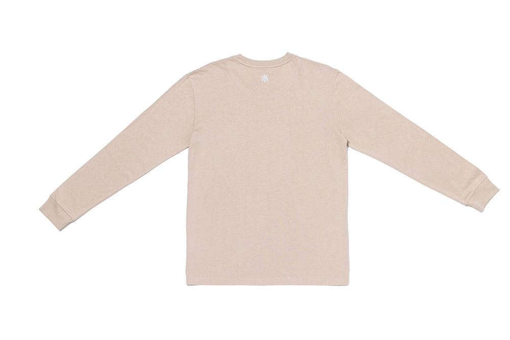 Unisex Logo Long T-shirt Khaki