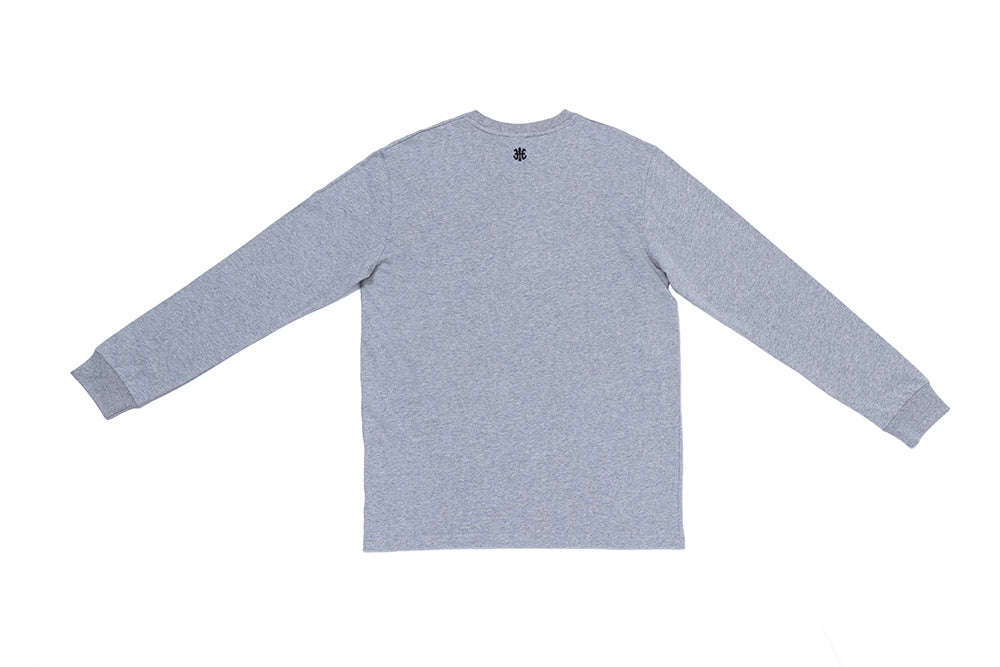Unisex Logo Long T-shirt Gray