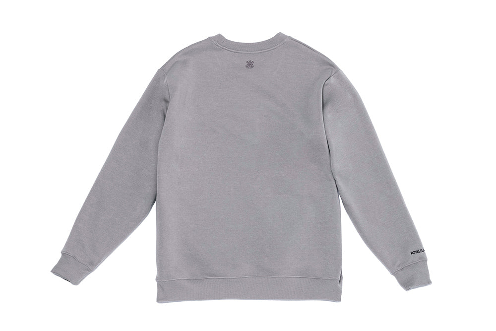 Unisex Sweat Shirt Grey Browm R37100-889