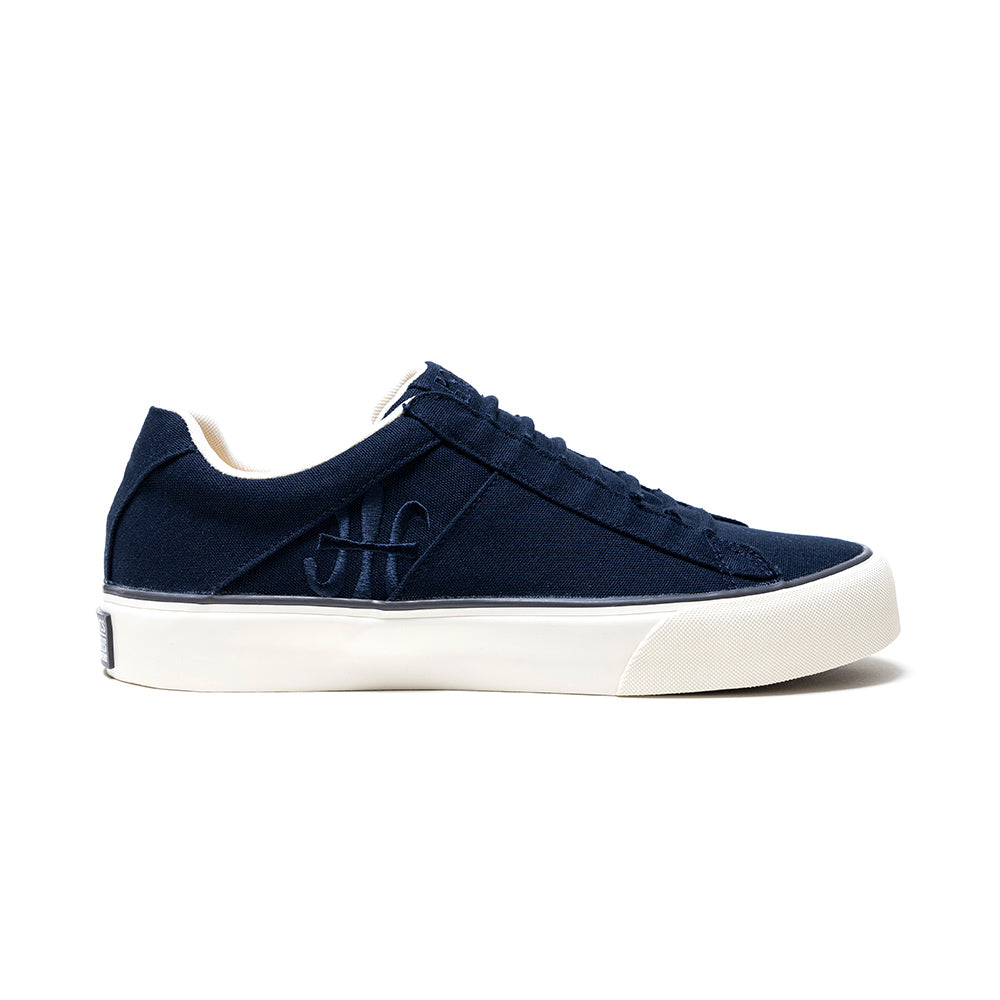 Men's Icon V Navy Blue Canvas Sneakers 00432-555