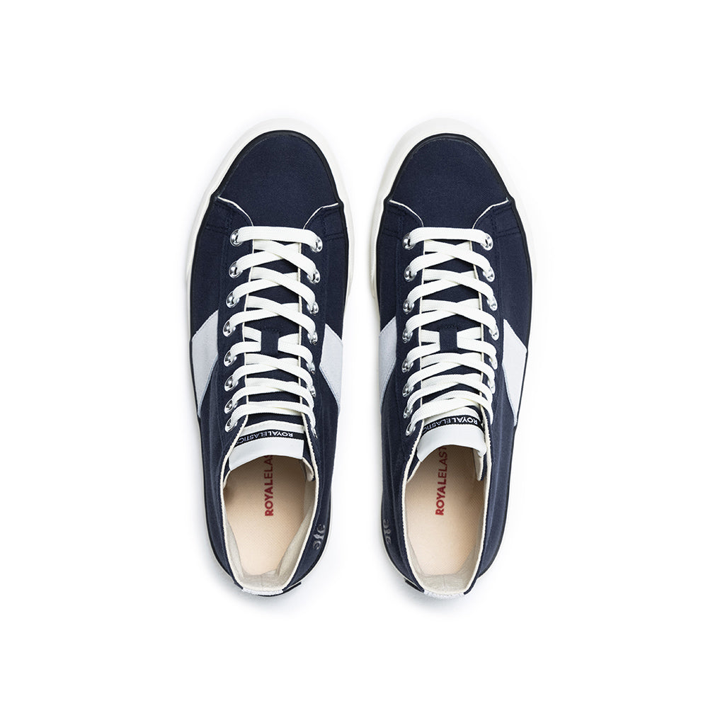 Men's Zone Hi Blue Canvas Hi Tops