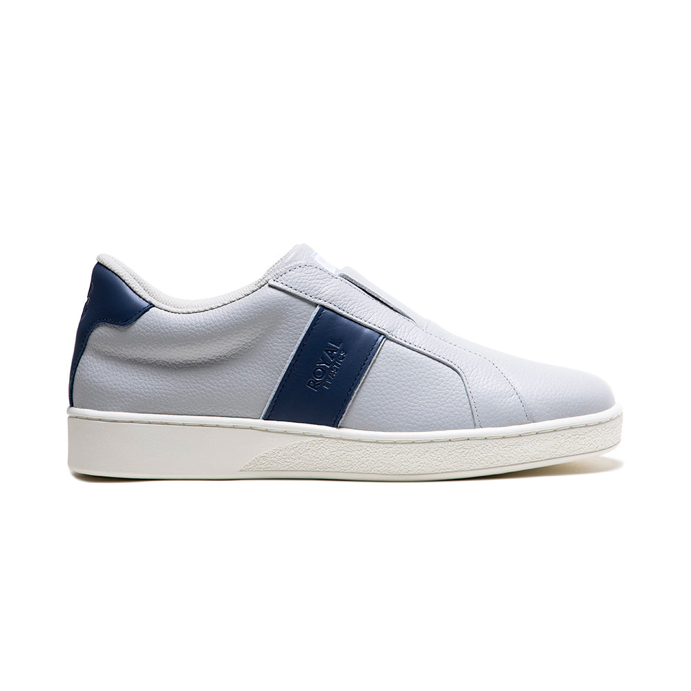 Men's Bishop Gray Blue Leather Sneakers 01733-885