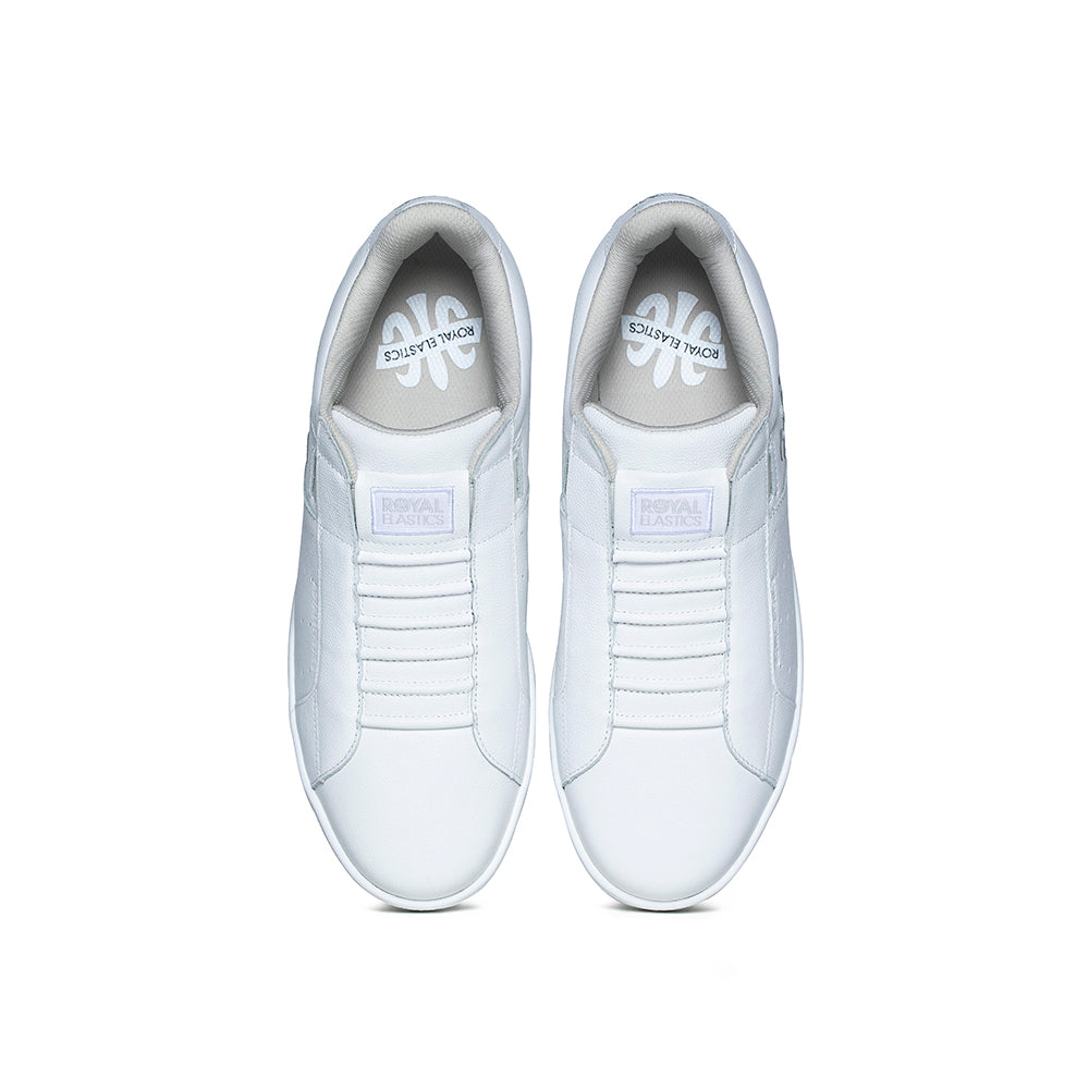 Men's Icon Genesis White Leather Sneakers 01901-000 - ROYAL ELASTICS