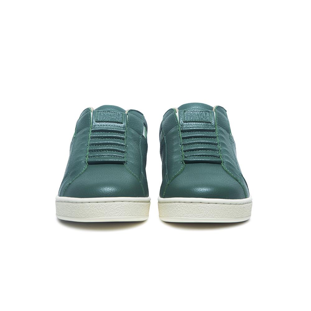 Men's Icon Green Blue Logo Leather Sneakers 01913-445
