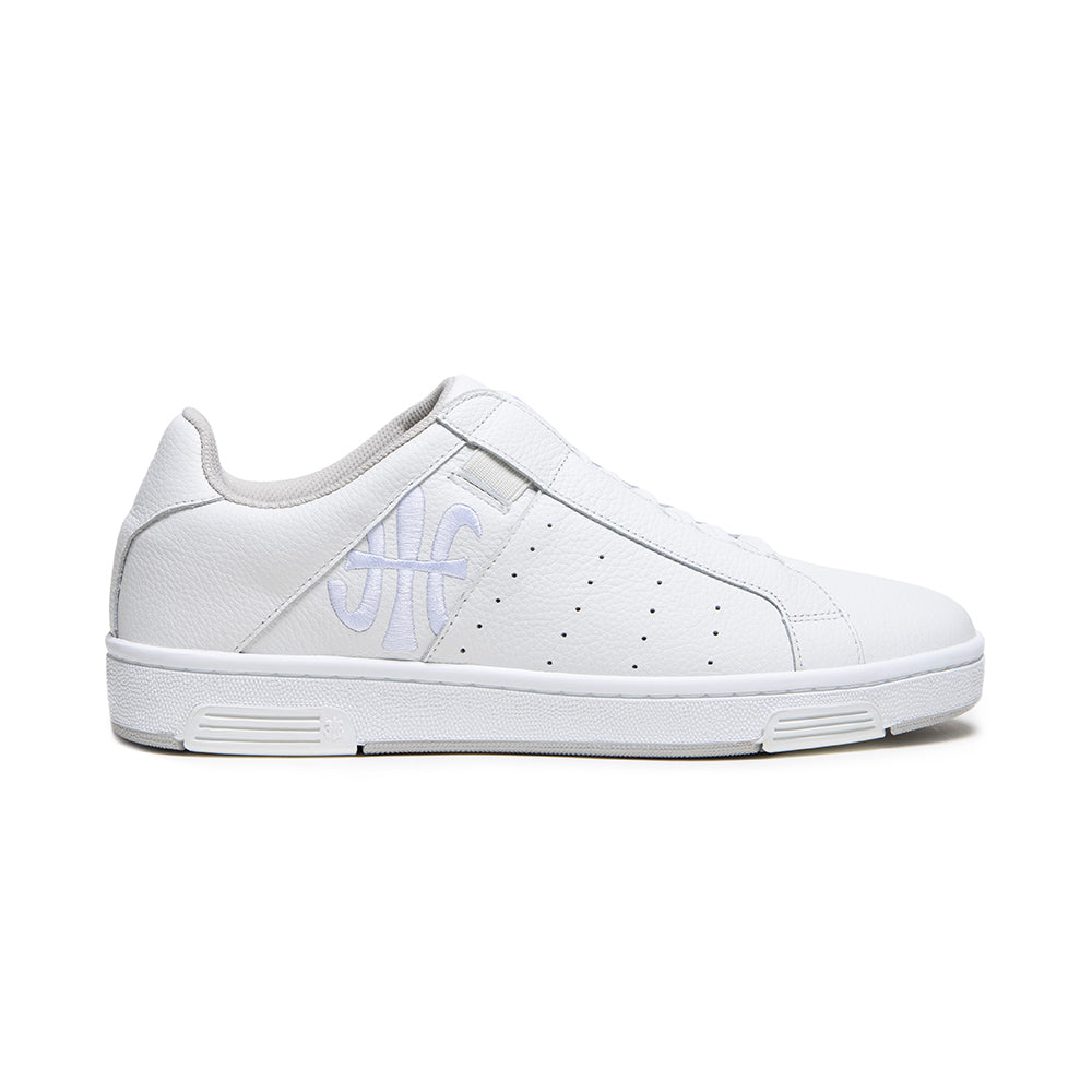 Men's Icon OG White Logo Leather Sneakers